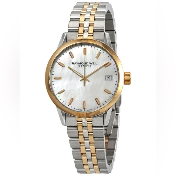 New authentic Raymond Weil Freelancer Women's Two-Tone Watch! - Picture 1 of 10